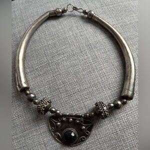 Vintage, Silver-Toned Choker